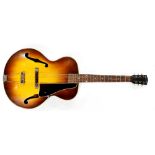 Eric Clapton - A late 1930s Gibson Kalamazoo guitar, Serial No. 38816, in sunburst finish, laminated