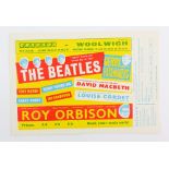 The Beatles and Roy Orbison Woolwich (London) Granada Cinema Concert Flyer/ Handbill from June 3rd