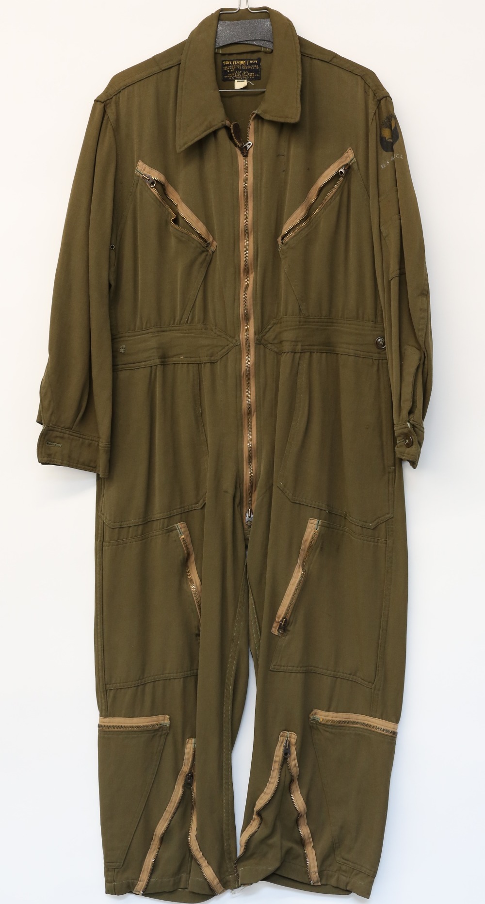 Two US Air Force flight suits used in many tv and film productions such as Jet Pilot with John Wayne - Image 2 of 2