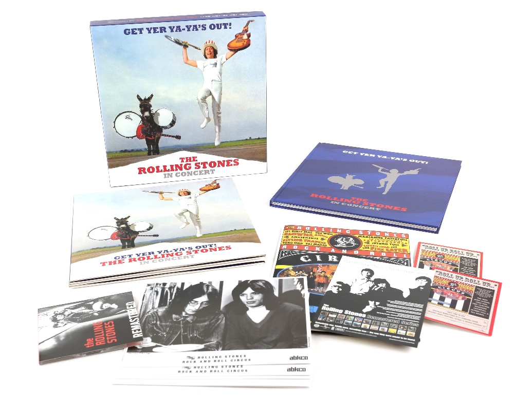 The Rolling Stones - Promotional items including Get Yer Ya-Ya's Out In Concert promo only LP box