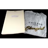 Chicago Joe and the Showgirl (1990) Original working script and crew T Shirt (Size XL) (2). .