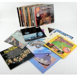 Approx. 35 Popular, Soul, Folk and Jazz vinyl records from the 1960s through the 1980s, with some