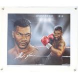 Boxing - Mike Tyson, signed limited edition poster by Stuart Coffield 76/250, rolled, 20 x 24