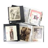 Early 20th century cinema ephemera including brochures, photos, programmes over four large