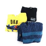 M People- UK touring Crew Knitted Jumper, new with tags, Size L. DKB- yellow Everlast security