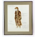 Raymond Hughes - Original costume design of Chubinov played by Peter Eyre from The Birds Fall