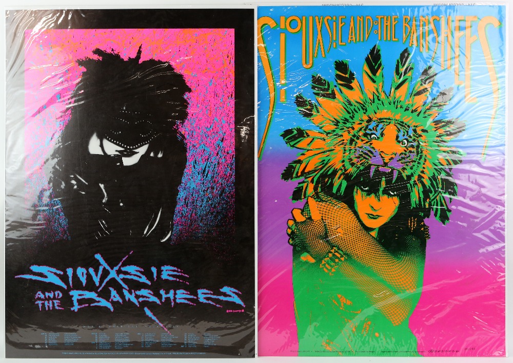 Siouxsie and the Banshees Concert Posters (1986). Includes a poster for their show at the Palladium.