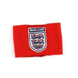 England Football captains armband, attributed to David Beckham..