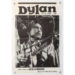 Two 1960's Music Posters - Bob Dylan at Isle of Wight 1969 specially printed for Guys and Dollies (