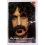 Frank Zappa 'Apostrophe (')' Promo poster from 1974, Discreet Records, folded, 23 x 35 inches. .