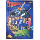 Thunderbirds and Captain Scarlet - Two posters signed by Gerry Anderson, creator of series,