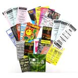 30+ UK concert flyers etc most 1997-2002, lots of Britpop, Grunge interest: Oasis, Radiohead,