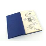Harry Potter and the Chamber of Secrets - Deluxe first edition hardback book, signed to inside pages