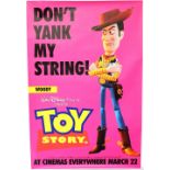 Three Toy Story (1995) British Bus Stop Advance posters, “Woody”, “Buzz Lightyear” & “Mr Potato