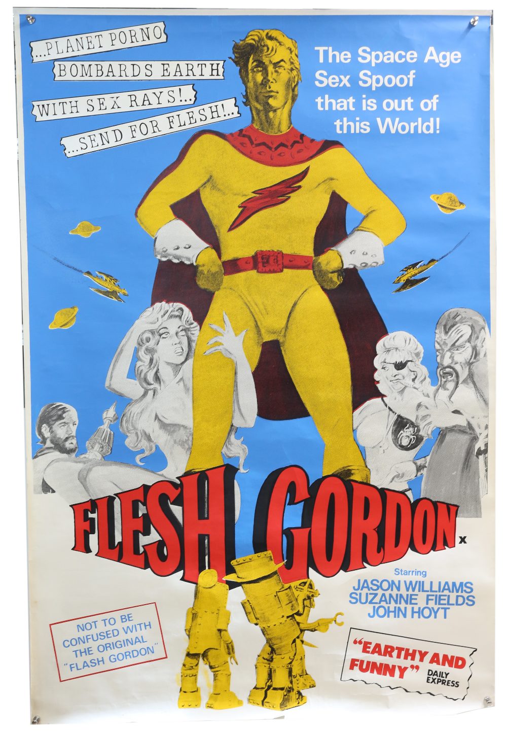 15 UK Four Sheet film posters including Flesh Gordon, Sleeping Beauty, The Exorcist, The Yakuza,