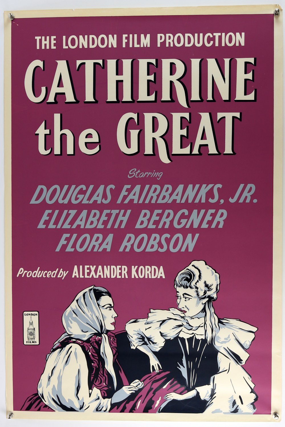 Catherine The Great - UK One Sheet film poster, rolled, 27 x 40 inches.