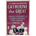 Catherine The Great - UK One Sheet film poster, rolled, 27 x 40 inches.