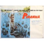 150+ British Quad film posters including Piranha, Star Trek III, Herbie Goes To Monte Carlo,