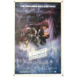 Star Wars The Empire Strikes Back (1980) US One sheet film poster, Gone With The Wind Style, rolled,