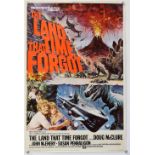 The Land That Time Forgot (1975) UK Double Crown film poster, artwork by Tom Chantrell, Amicus