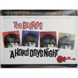 The Beatles - A Hard Day's Night (R-2001) 5 British Quad film posters, rolled, 30 x 40 inches.