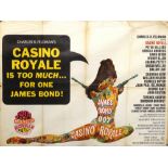 James Bond Casino Royale (1967) British Quad film poster, artwork by Robert McGinnis, Columbia