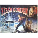 Flash Gordon (1980) and Butch and Sundance The Early Days (1979) Two British Quad film posters, both