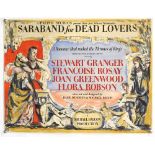 Saraband For Dead Lovers (1948) British Half Sheet film poster, Ealing Studios from the novel A