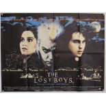 The Lost Boys (1987) British Quad film poster, Cult Horror directed by Joel Schumacher, Warner Bros,