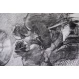 Mark Rowbotham - 'The Surgeons', Drawing, framed, 32.75 x 23 inches. Kindly donated by Mark