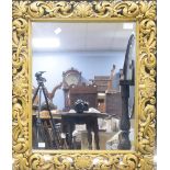 AMMENDED DESCRIPTION Two gilt gesso mirrors, together with a walnut fretwork mirror. Overall