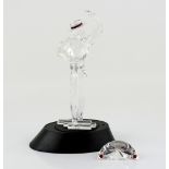 Swarovski crystal model of a matador, marked to base , boxed, H.21cm, with Swarovski Collectors