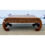 Chinese low table, 96 cm wide.