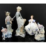 Collection of Lladro figures and a Royal Doulton figurine Sold on behalf of Princess Alice Hospice .