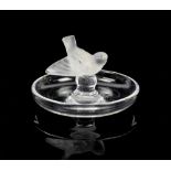 Lalique Bird ring dish with original box, Clarice Cliff cake plates and Suzi Cooper bowls, Lladro