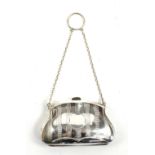 Ladies silver coin purse Birmingham 1919.