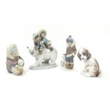 Collection of Nao and Lladro and other decorative china.