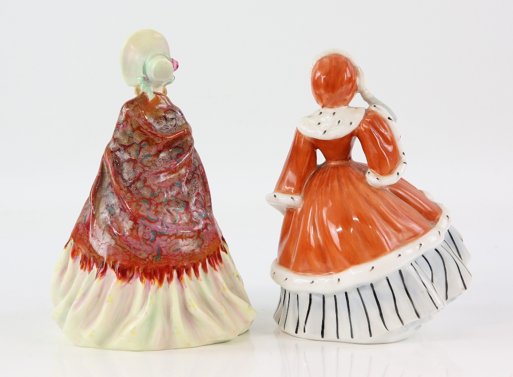 Two Royal Doulton figures Noelle Hn2179 and Her Ladyship HN1977. - Image 2 of 2