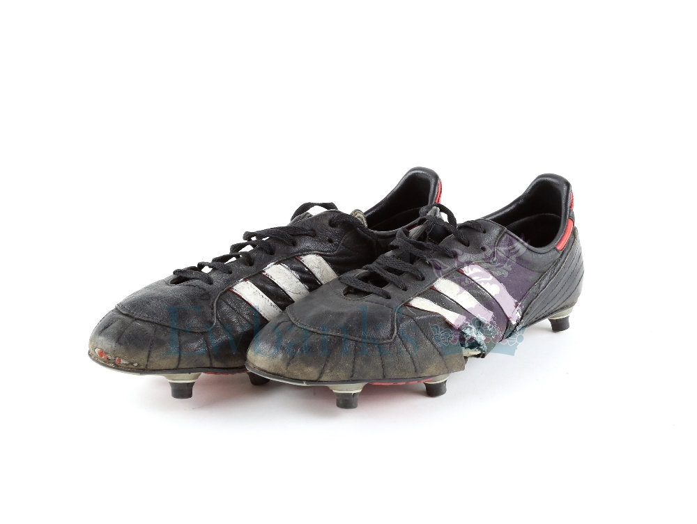Update - Adidas Stratos Football boots worn by Norman Whiteside in the 1986 World Cup Finals.