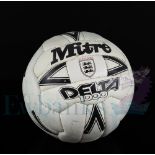 Mitre Delta 1000 Match Ball used in the 1985 F. A. Cup Final. It has been signed by various