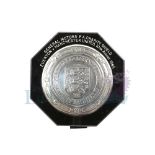 1985 General Motors Football Association Charity Shield plaque for the Everton v Manchester United