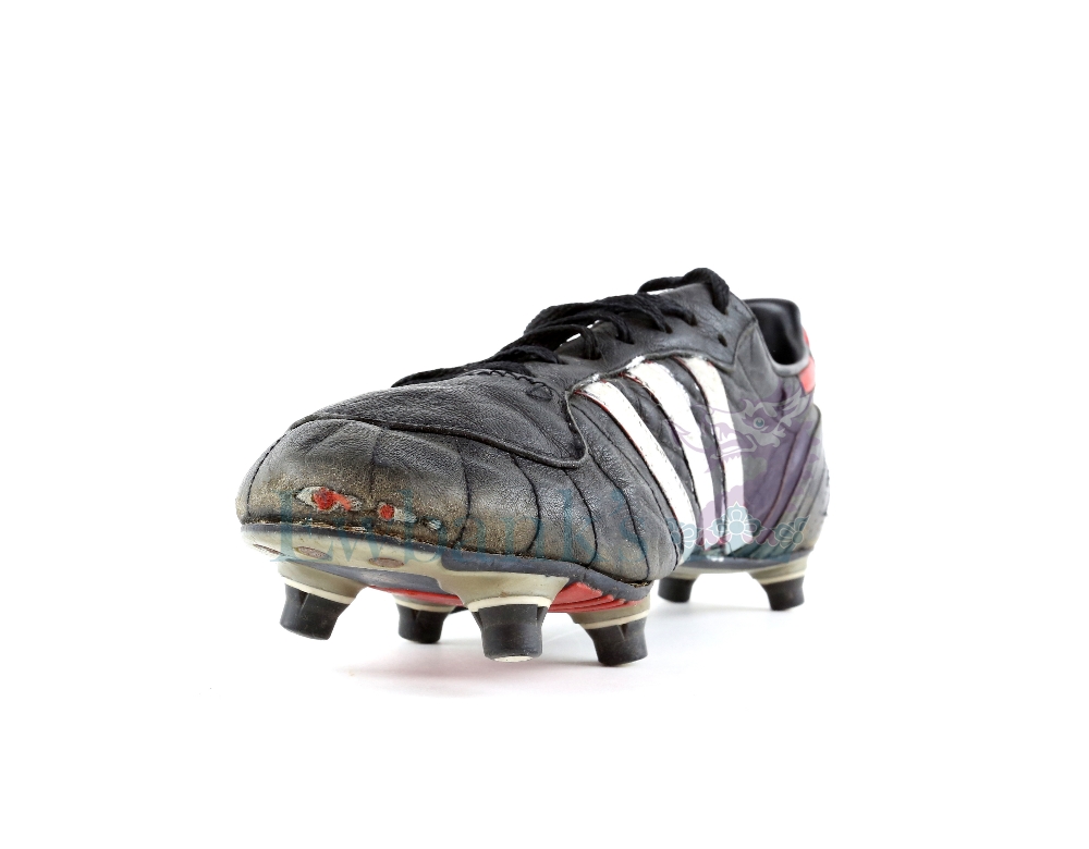 Update - Adidas Stratos Football boots worn by Norman Whiteside in the 1986 World Cup Finals. - Image 5 of 8
