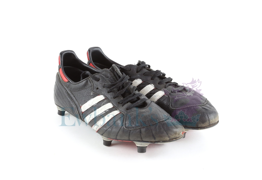 Update - Adidas Stratos Football boots worn by Norman Whiteside in the 1986 World Cup Finals. - Image 3 of 8