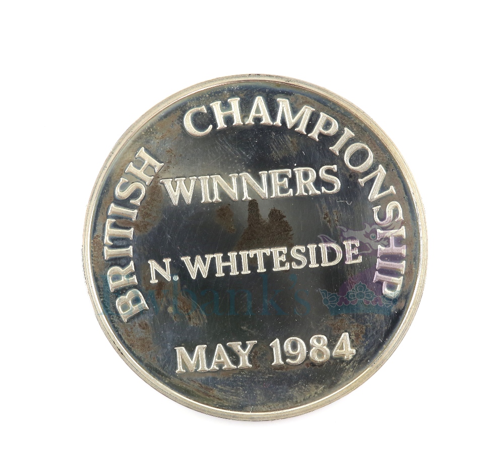 Northern Ireland British Home Championship Winners medal presented to Norman Whiteside in 1983-84. - Image 2 of 5