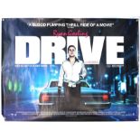 Drive (2011) British Quad film poster, starring Ryan Gosling, rolled, 30 x 40 inches.