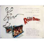 Who Framed Roger Rabbit (1988) British Quad film poster, linen backed, 30 x 40 inches.