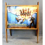 Cinema - Coltman & Co. wooden Quad display stand with poster, 110 x 140 cm.