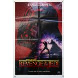 Star Wars Revenge of the Jedi (1982) Advance Teaser dated US One Sheet film poster, 20th Century