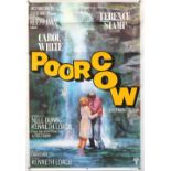 Poor Cow (1967) UK One sheet film poster, directed by Ken Loach, rolled, 27 x 40 inches. Provenance: