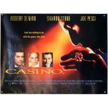 6 Film posters including British Quads for Jackie Brown x 2 and Casino, and US One Sheets for The